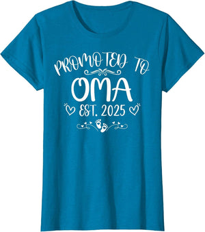 Promoted to Oma Est 2025 Soon to Be Mom Mother's Day