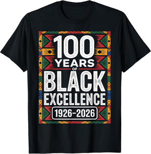 100 Years of Black Excellence 1926–2026 Juneteenth Pride
