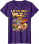 6th Birthday Zoo Safari Jungle Animal 6 Year Old Funny B-Day