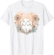 Cute Holland Lop Rabbit Dandelion Floral Watercolor Bunny
