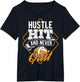 Hustle hit and Never Quit - Volleyball Sports Athlete