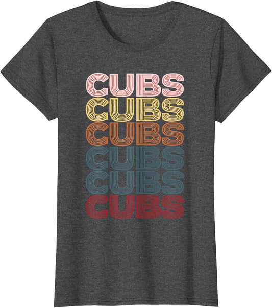 Retro Cubs Name Throwback Vintage