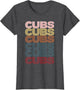 Retro Cubs Name Throwback Vintage