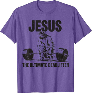 Funny Christian Gym Jesus The Ultimate Deadlifter Workout