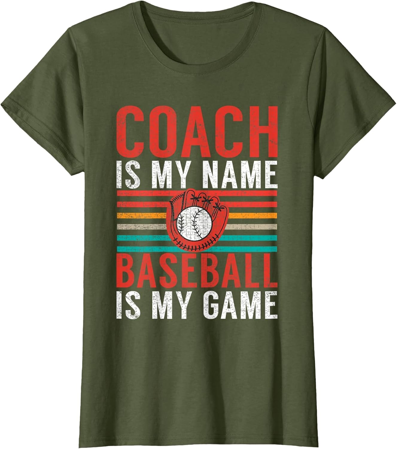 Coach is My Name Baseball is My Game Baseball Coach