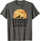 Disney The Lion King Hakuna Matata Crew Sideview Silhouettes , Men, Asphalt Grey, X-Large