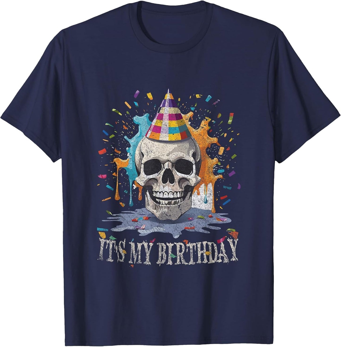 It's My Birthday Skeleton Happy Halloween Birthday Party