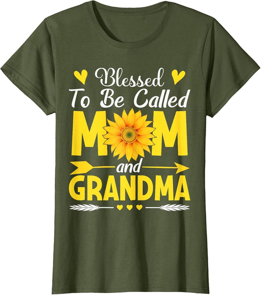 Blessed to Be Called Mom and Grandma Cool Mother's Day Mom