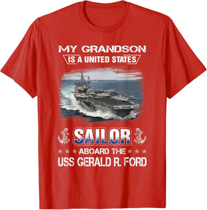 My Grandson is a Sailor Aboard The USS Gerald R. Ford CVN 78