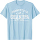Promoted to Grandpa est. 2026 Grandparents Baby Announcement