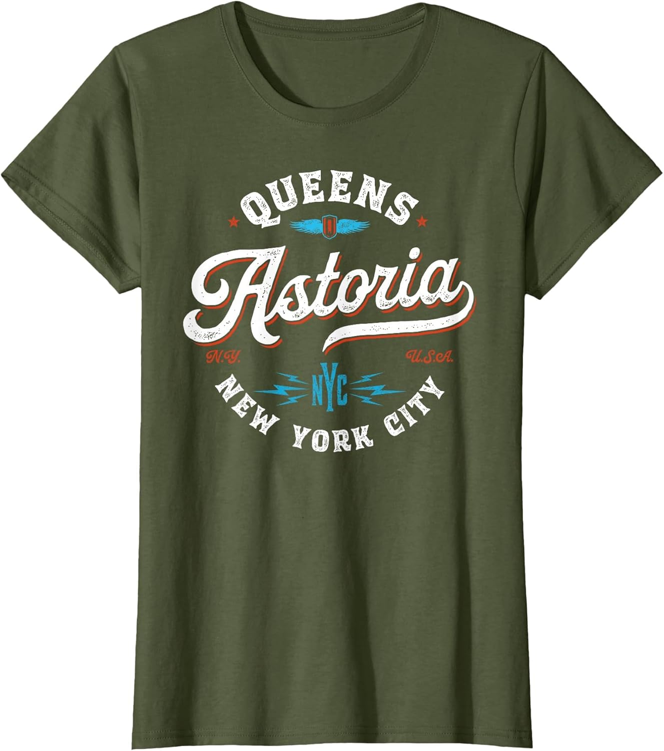 Astoria Queens New York Retro Graphic