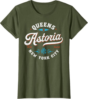 Astoria Queens New York Retro Graphic