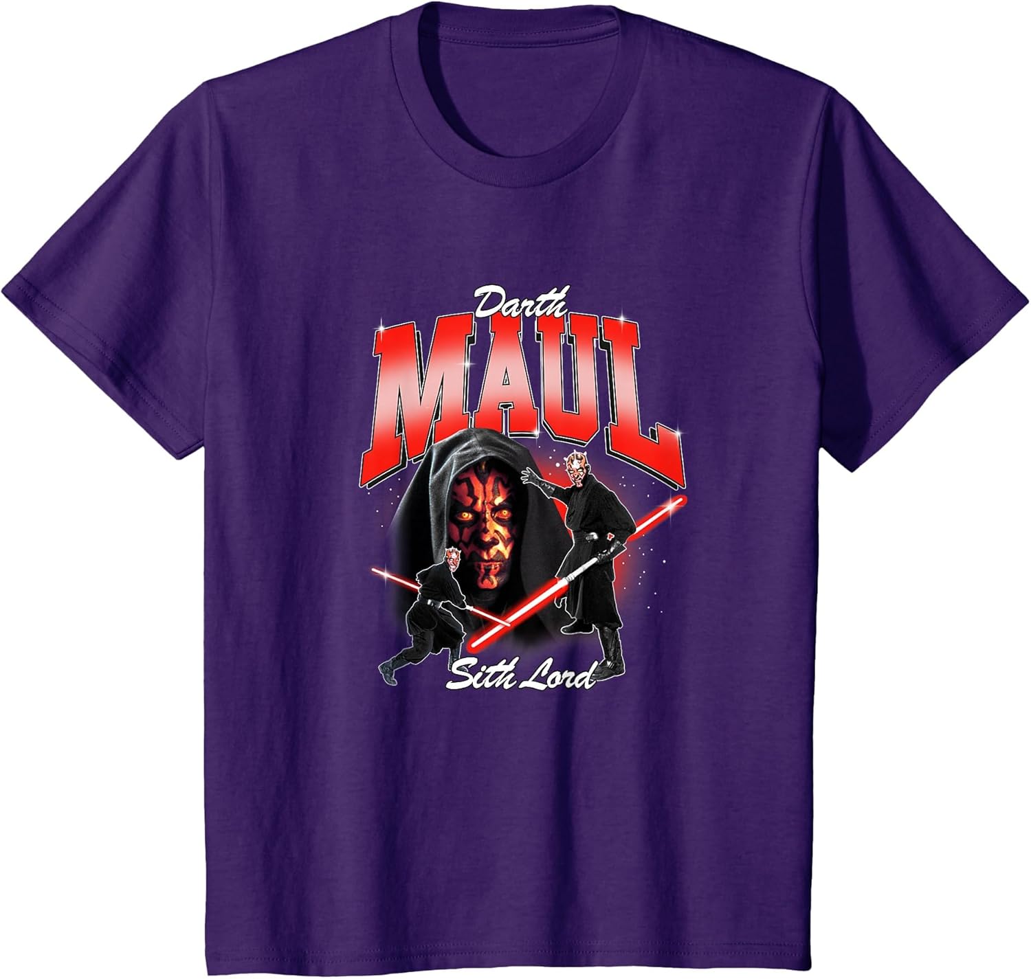 Star Wars Darth Maul Sith Lord Poses Vintage Chest Portrait