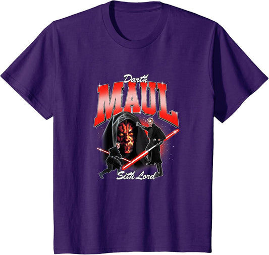 Star Wars Darth Maul Sith Lord Poses Vintage Chest Portrait