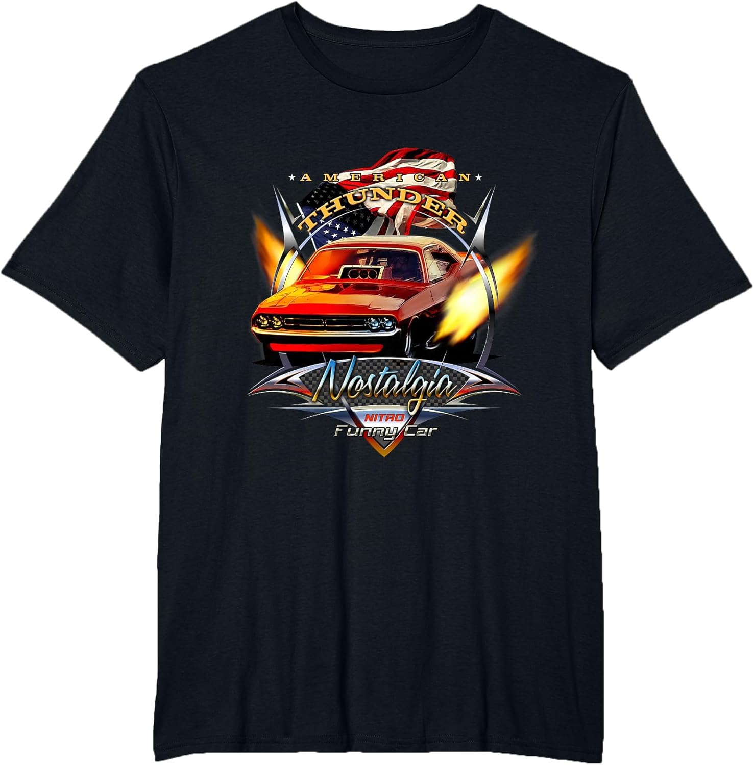 Nostalgia Funny Car American Drag Racing Shirt