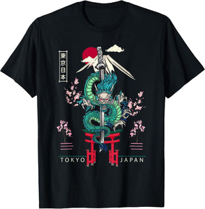 Japanese Tokyo Dragon Asian 80’s Style