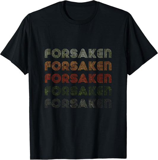 Love Heart Forsaken Grunge Vintage Style Black Forsaken
