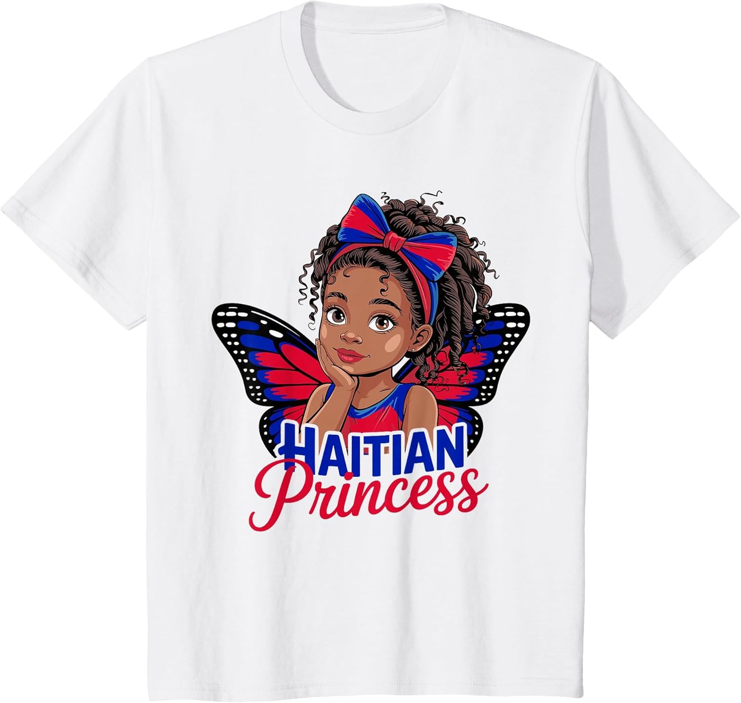 Haitian Princess Girls Pride Haiti Flag Day