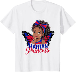 Haitian Princess Girls Pride Haiti Flag Day
