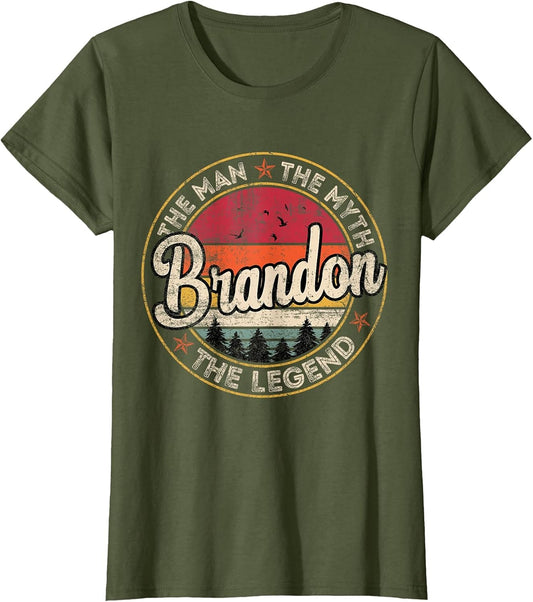 Brandon The Man The Myth The Legend Personalized Name