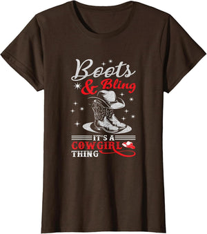 Boots & Bling It's a Cowgirl Thing Western