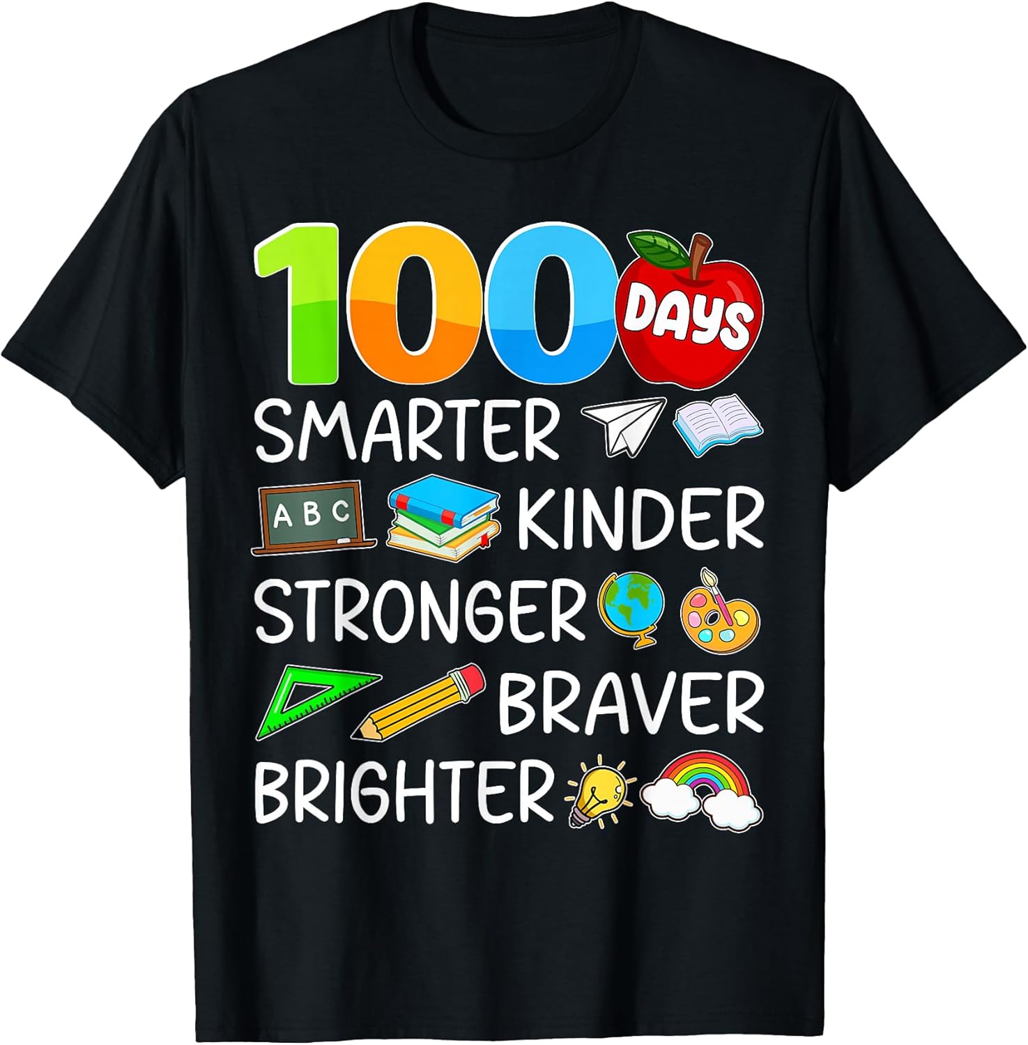 Happy 100 Days of School 100th Day Teacher Boy Girl