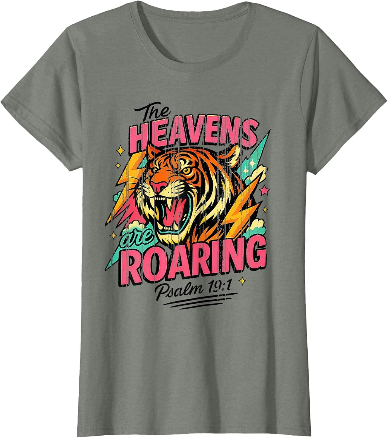 The Heavens are Roaring Psalm 19:1 Tiger Christian Faith
