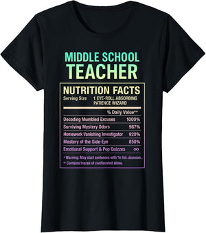 Middle School Teacher Funny Facts