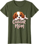 Cavalier Mom Dog King Charles Spaniel Mama Cute Puppy