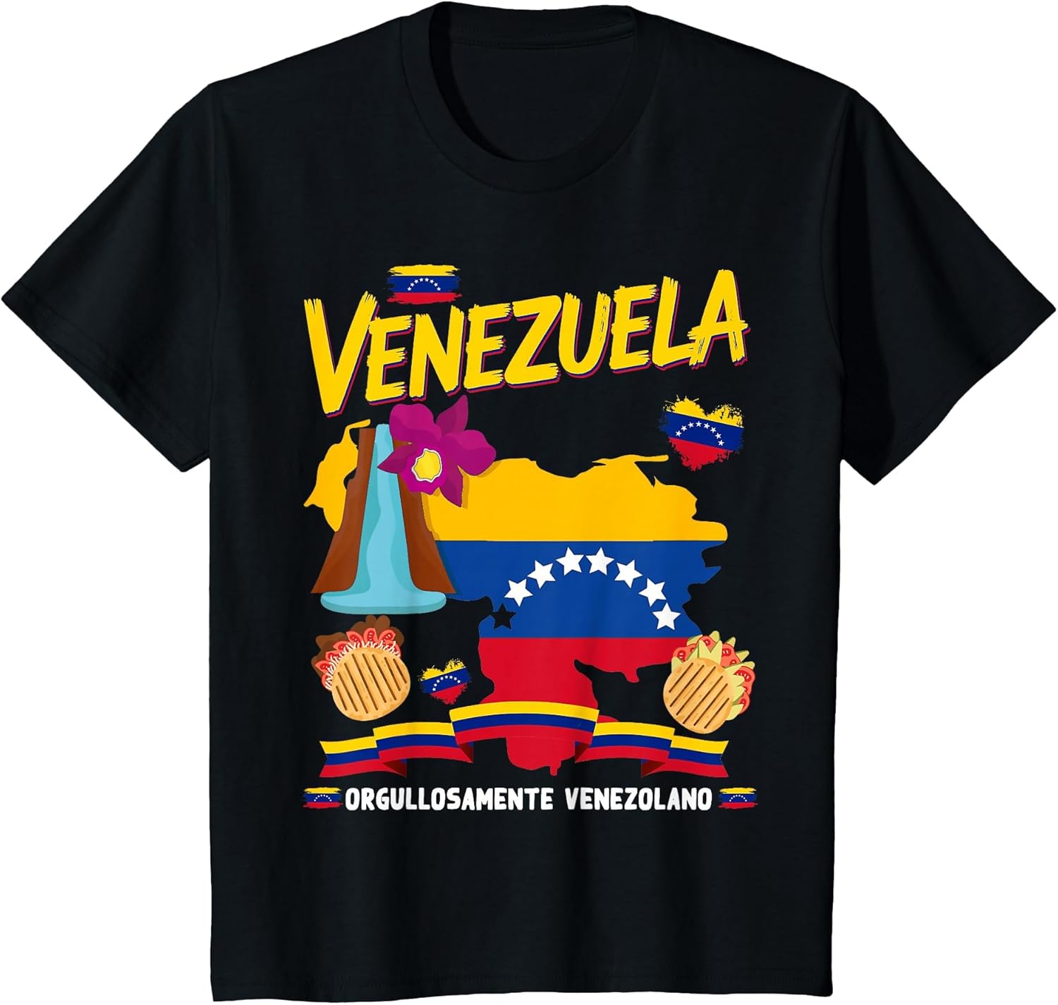 Venezuelan Flag Outfit Idea for Kids with Venezuelan Arepas