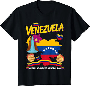 Venezuelan Flag Outfit Idea for Kids with Venezuelan Arepas
