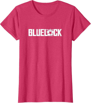 Blue Lock Official Epic White Bold Distressed Big Chest Logo