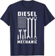 Patriotic Diesel Mechanic Tools Flag American USA