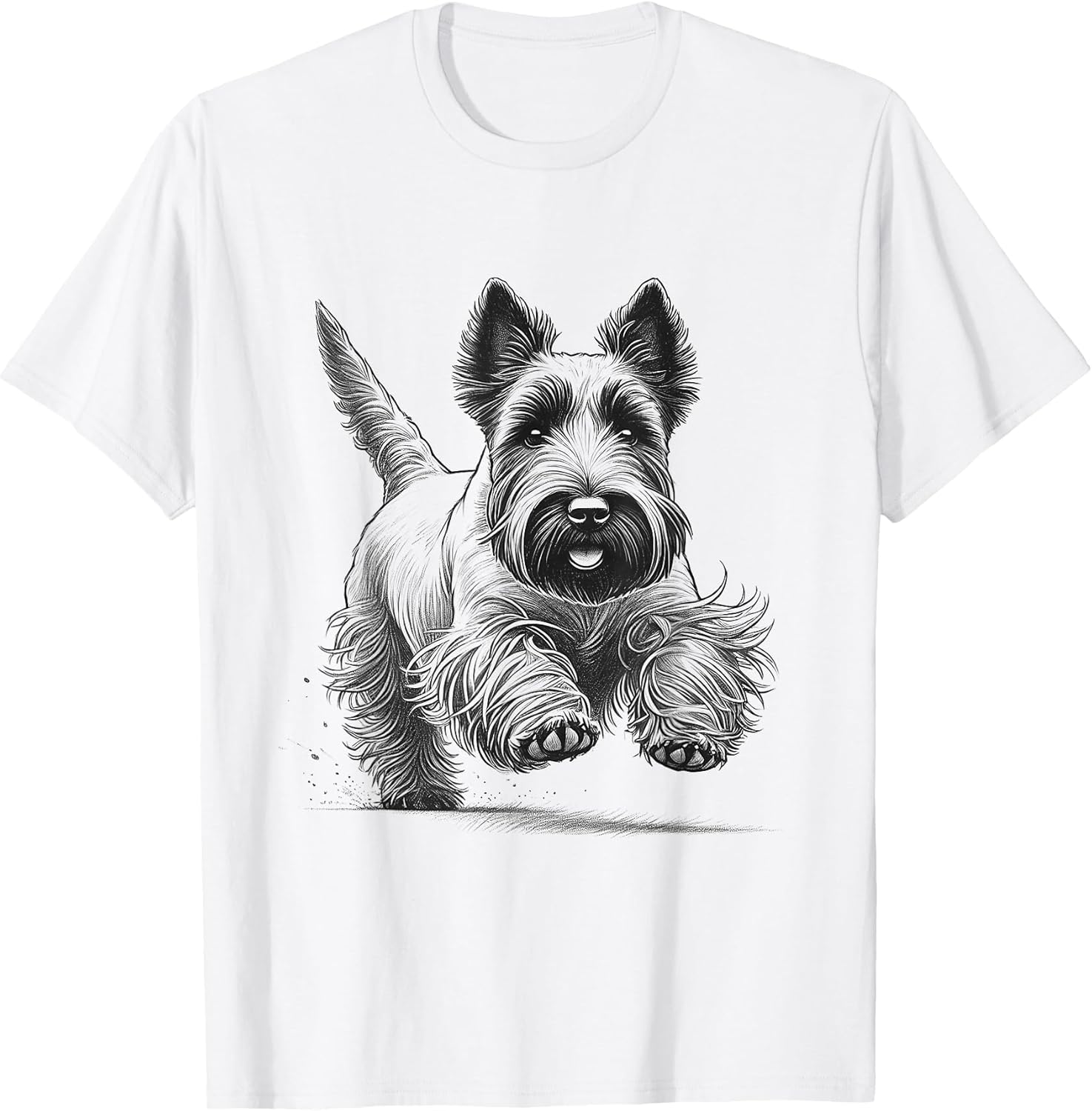 Scottish Terrier Dog Scottie Running Design