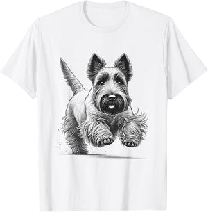 Scottish Terrier Dog Scottie Running Design