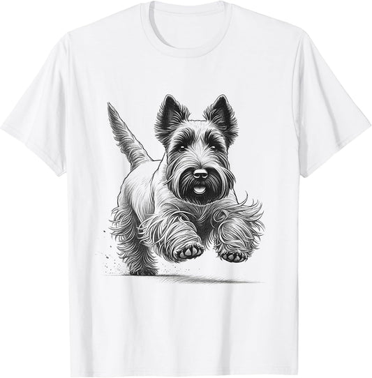 Scottish Terrier Dog Scottie Running Design