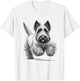 Scottish Terrier Dog Scottie Running Design