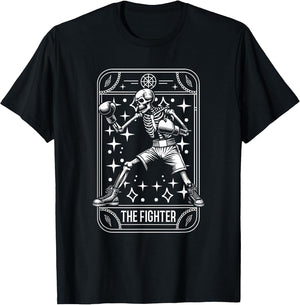 Boxing Fighter - Gloves Sparring Boxer Skeleton Tarot Card