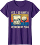 Retired Funny Retiree Retirement Plan Golf Bourbon Dad Papa
