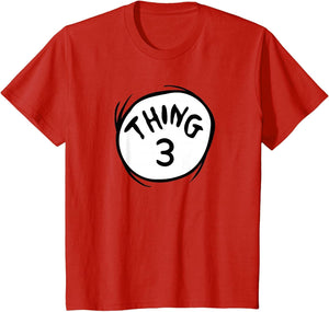 Kids Dr. Seuss Thing 3 Emblem