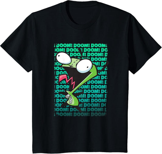 Invader Zim Doom! Doom! Doom! Screaming Gir Gradient Poster