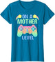 Funny Mothers Day On A Mother Level Gamer Mom Retro Gaming