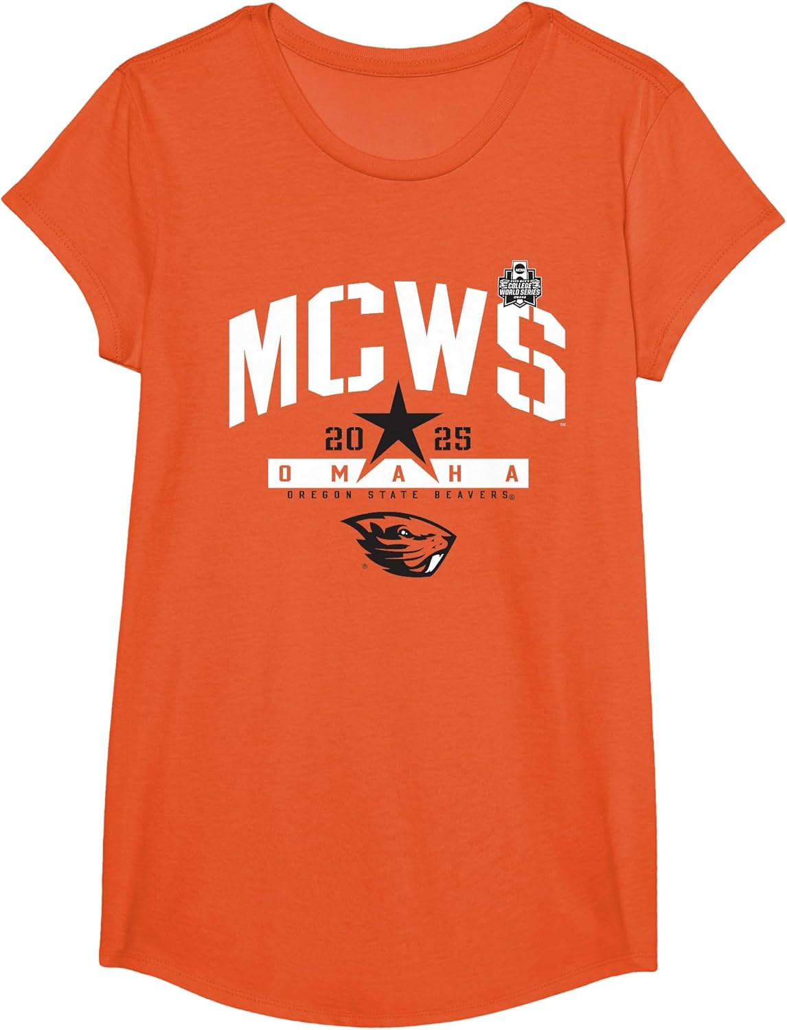 Oregon State Beavers College World Series 2025 MCWS Orange
