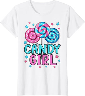 Cute Lollipop Candy Design Girl Toddler Kids