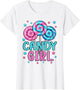 Cute Lollipop Candy Design Girl Toddler Kids