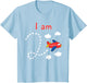 Cute Airplane I am (2 Year Old) 2 Years Birthday