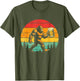 Funny Sasquatch Beer Lover Retro Sun
