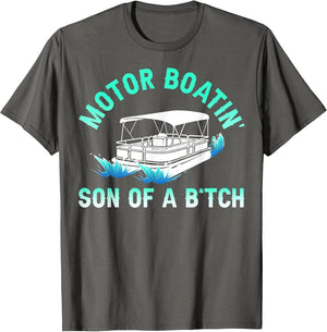Motorboating Son of a B'itch Funny Vintage Apparel