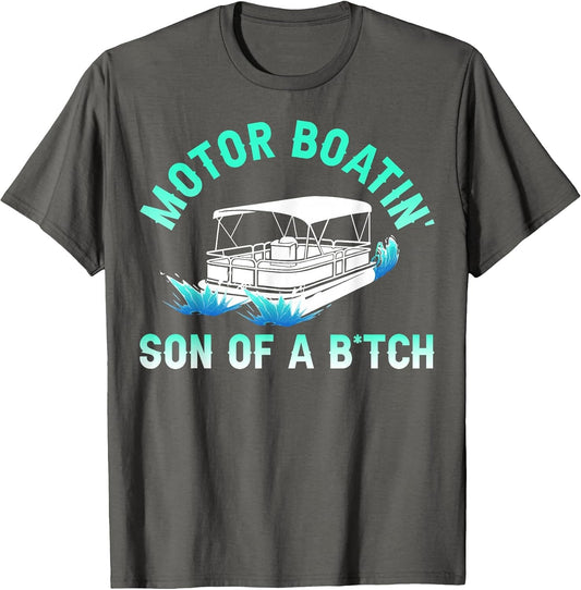 Motorboating Son of a B'itch Funny Vintage Apparel