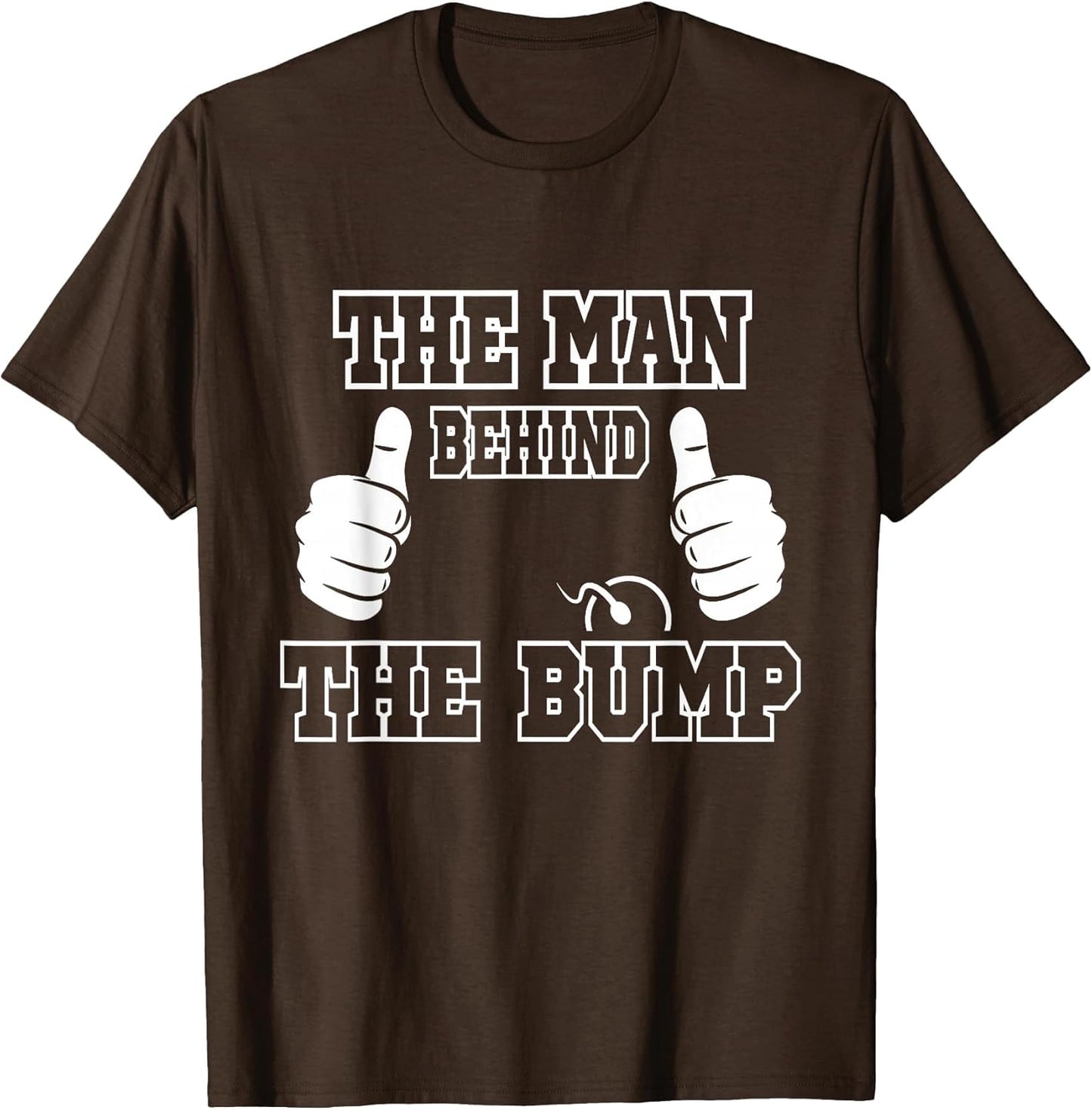 The Man Behind The Bump Baby Shower Shirts for Mom and Dad